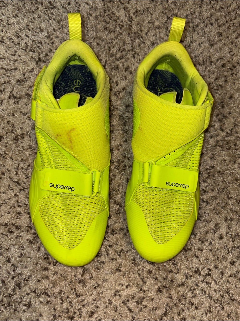 Nike Superrep Cycle Indoor Cycling Peloton Shoes Yellow CJ0775-348 men’s Size 12